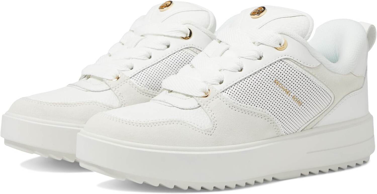 

Кроссовки Rumi Lace-Up MICHAEL Michael Kors, цвет Optic White