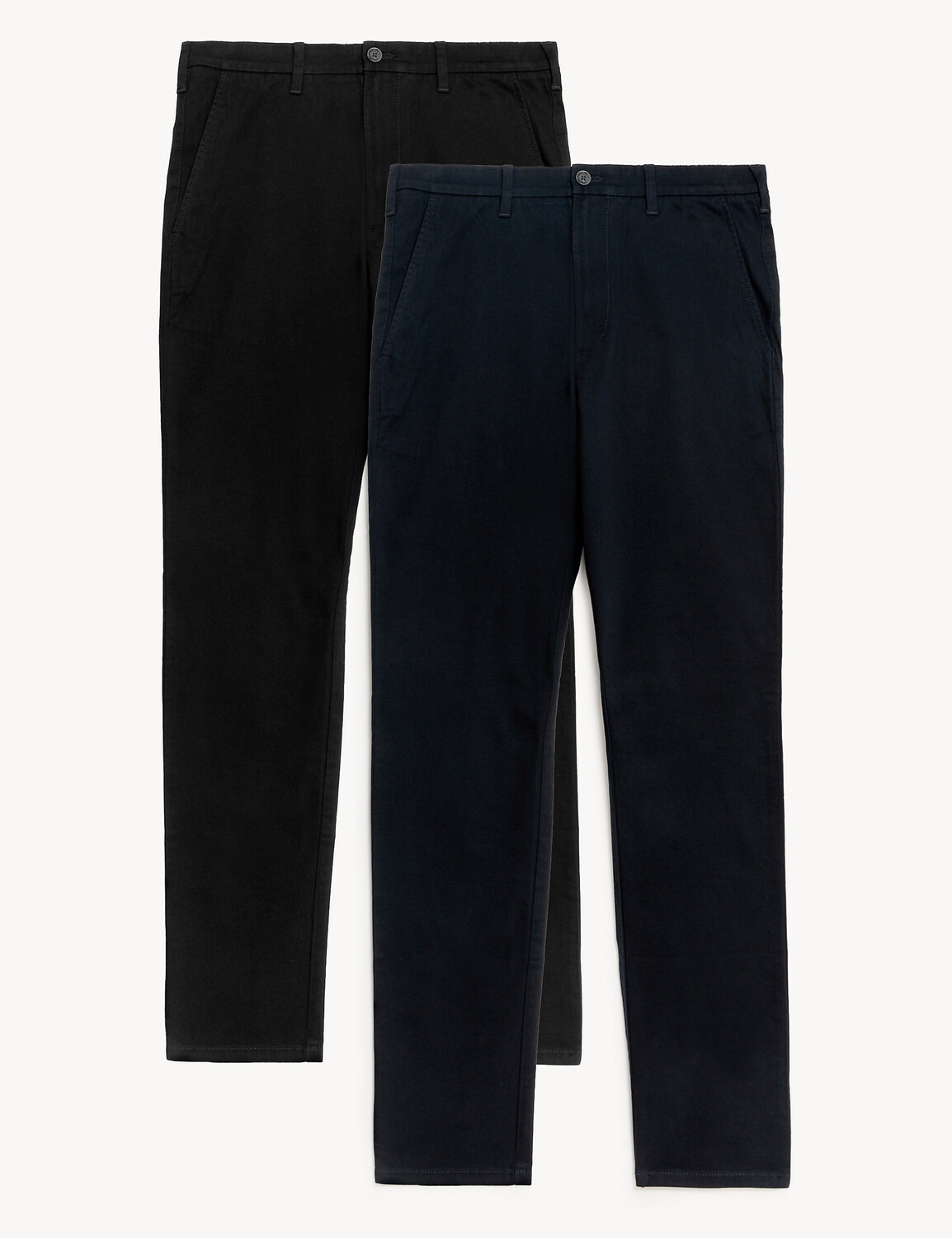 

2 пары узких эластичных брюк чинос Marks & Spencer