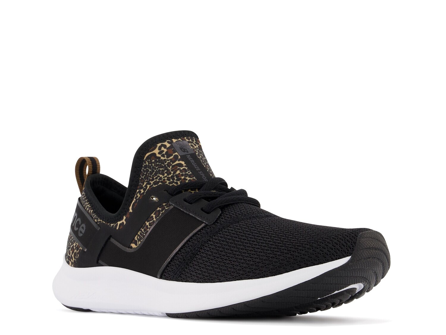 

Кроссовки спортивные New Balance Nergize женские, черный леопардовый принт