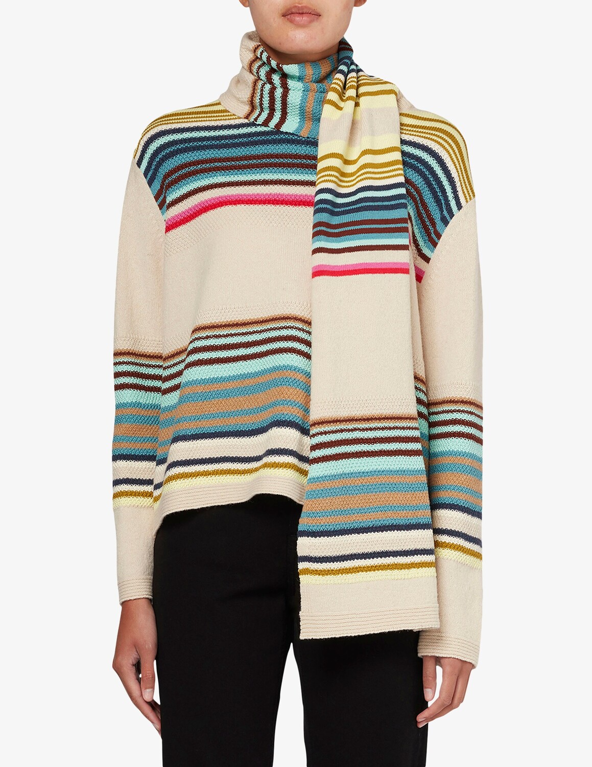 

Джемпер из смесовой шерсти Paul Smith, разноцветный