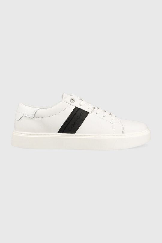 

Кожаные кроссовки Low Top на шнуровке Calvin Klein, белый