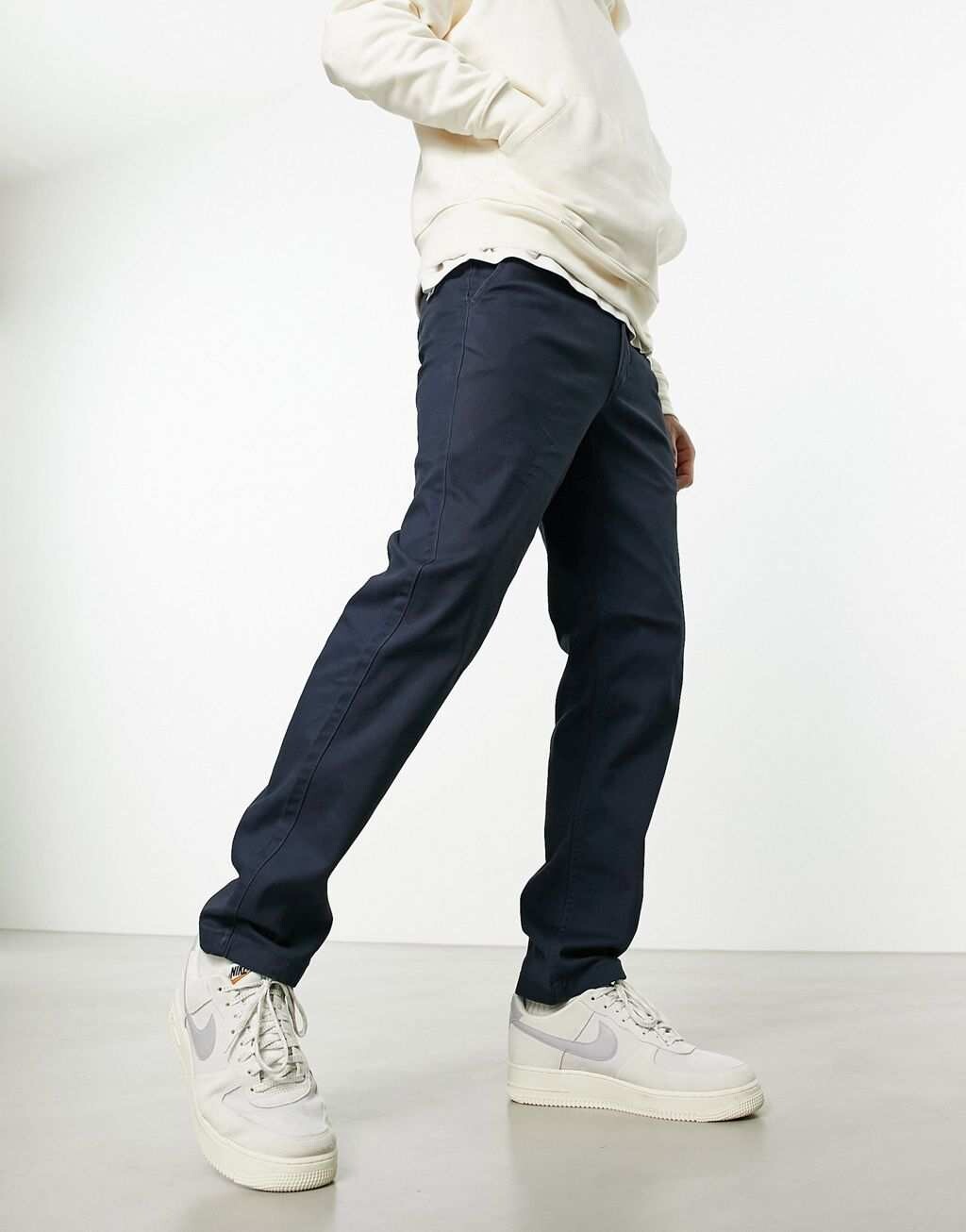 

Темно-синие чиносы прямого кроя Jack & Jones Intelligence ollie, Синий