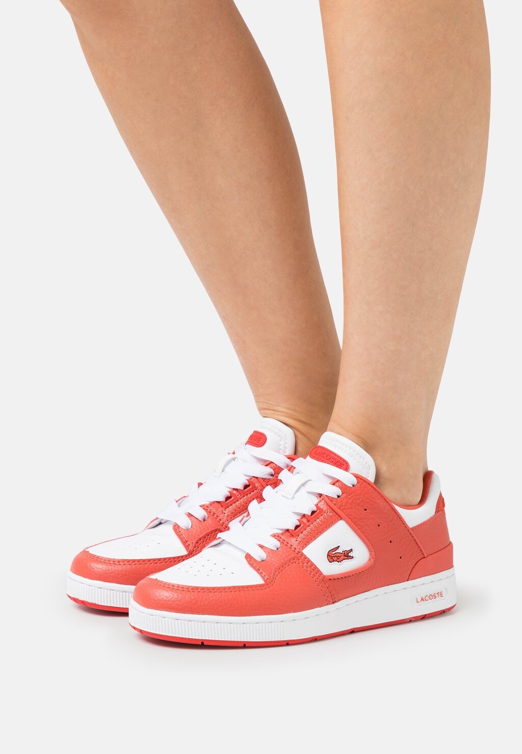 

Кроссовки Lacoste, белый/красный