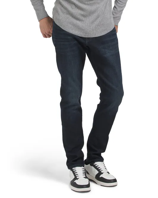 

Джинсы стрейч 411 Athletic Taper Coolmax Lucky Brand, цвет Denim
