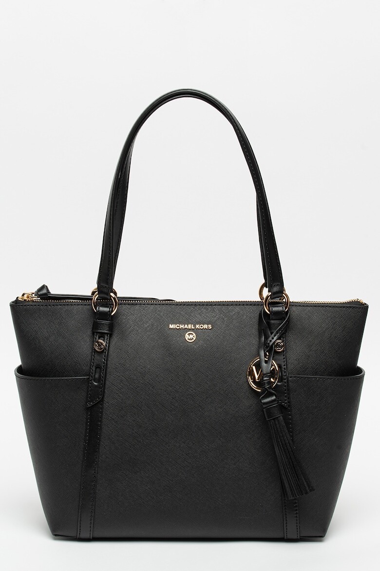

Кожаная сумка Nomad с логотипом Michael Kors, черный