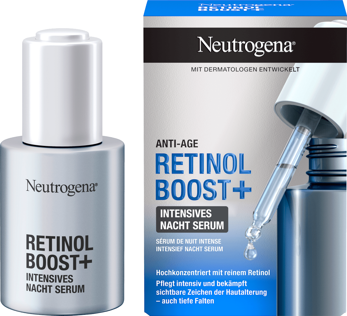 Ночная антивозрастная сыворотка Retinol Boost+ 30 мл Neutrogena