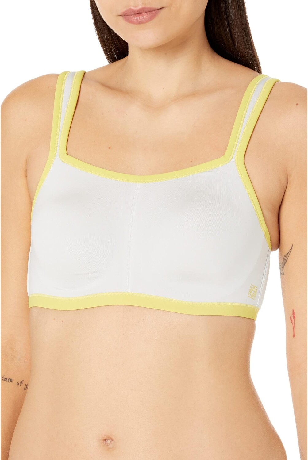 

Спортивный бюстгальтер на косточках Natori Yogi Convertible 731050, цвет Iced Grey/Lemongrass