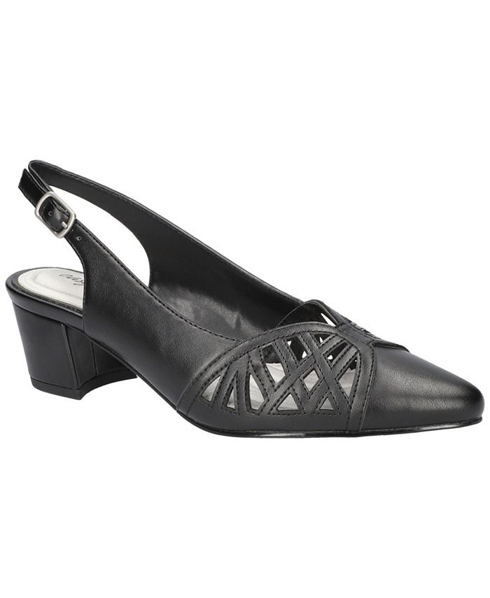 Женские туфли-лодочки с открытой пяткой с пряжкой Bizzy Easy Street, цвет Black