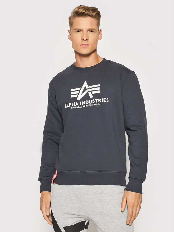 

Толстовка обычного кроя Alpha Industries, синий