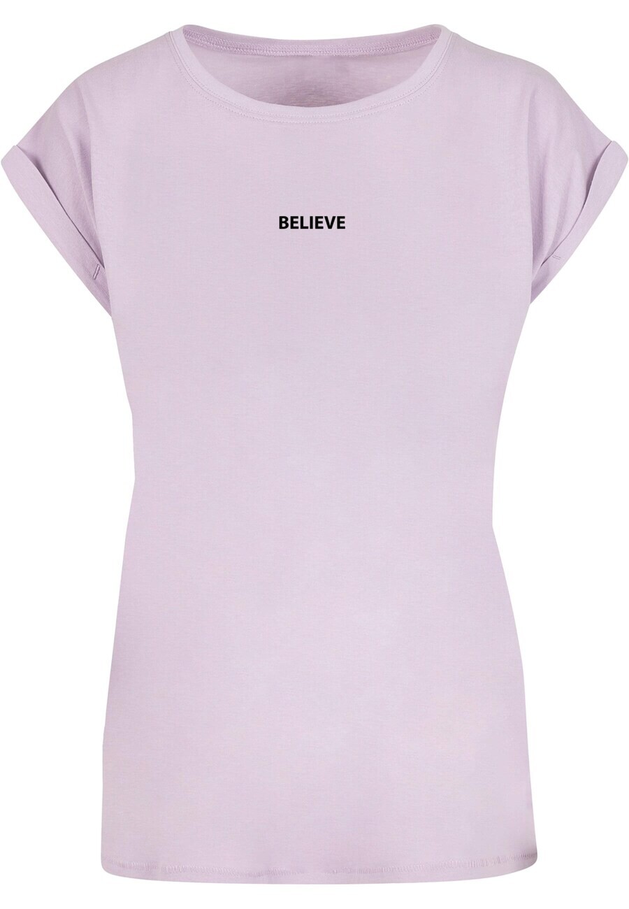

Футболка Merchcode BELIEVE FRONT, цвет Pastel Purple