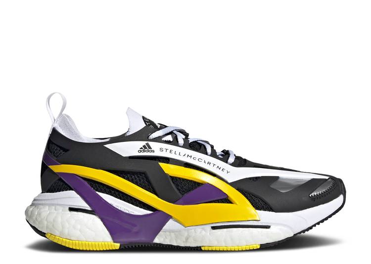 

Кроссовки Adidas STELLA MCCARTNEY X WMNS SOLAR GLIDE 'BLACK PURPLE YELLOW', черный