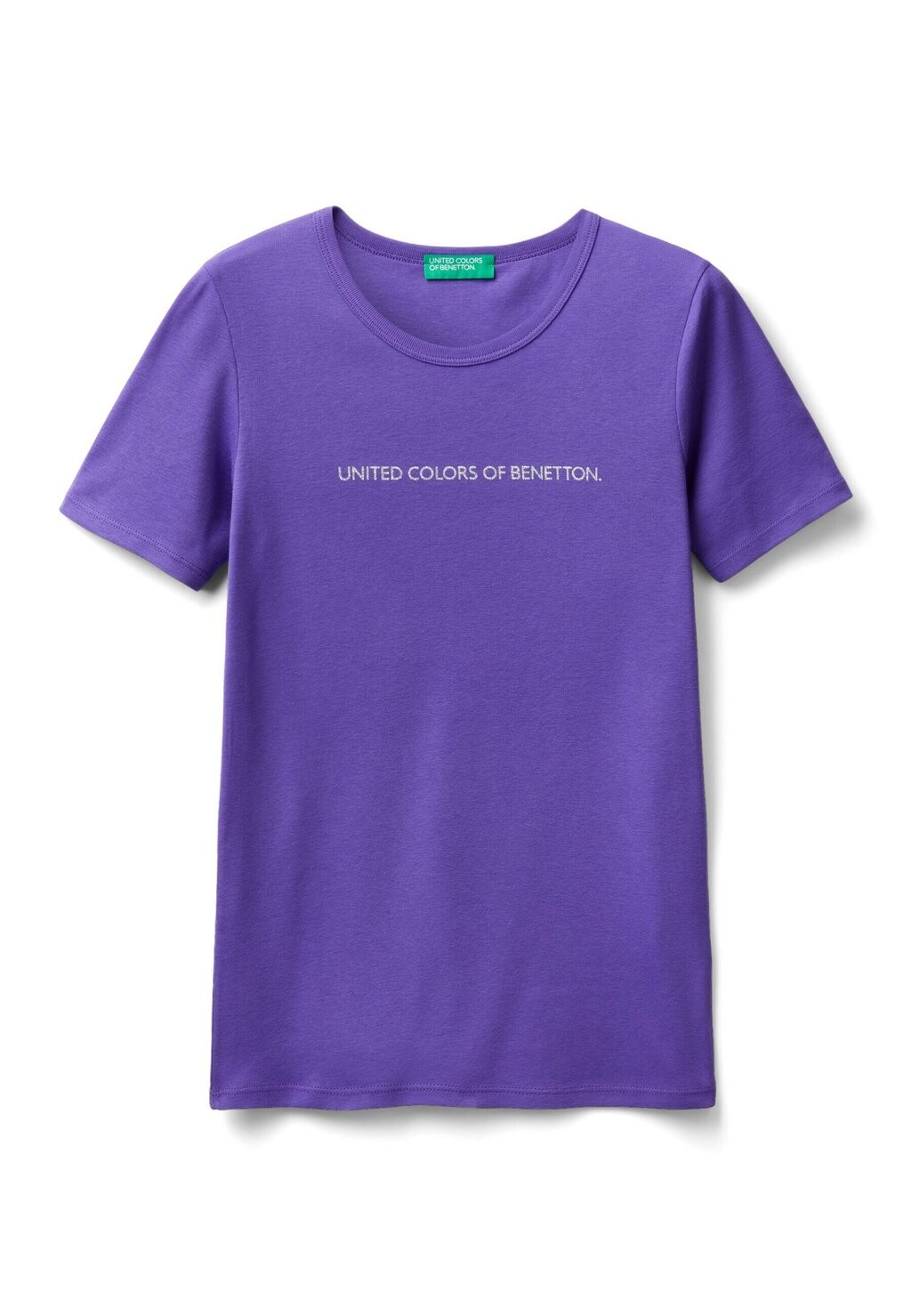 

Футболка с принтом United Colors of Benetton, фиолетовый