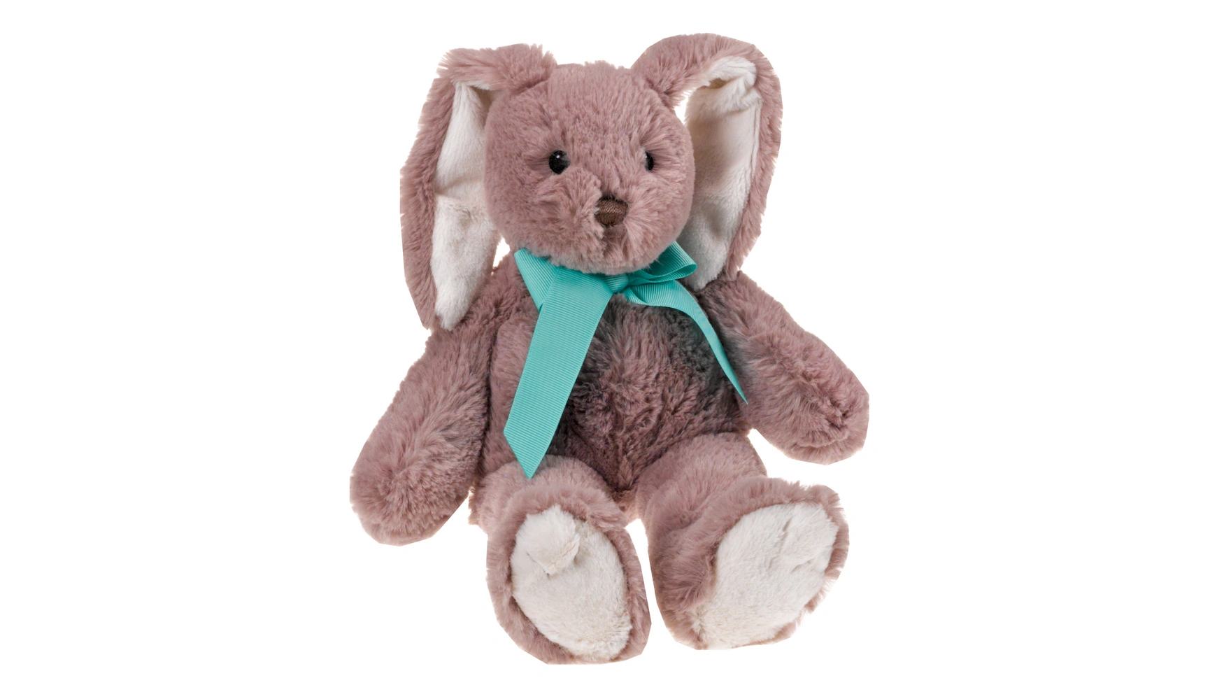 Müller Toy Place Плюшевый кролик, 30 см, серый медведь в майке плюшевый joy and toy 115 см белый