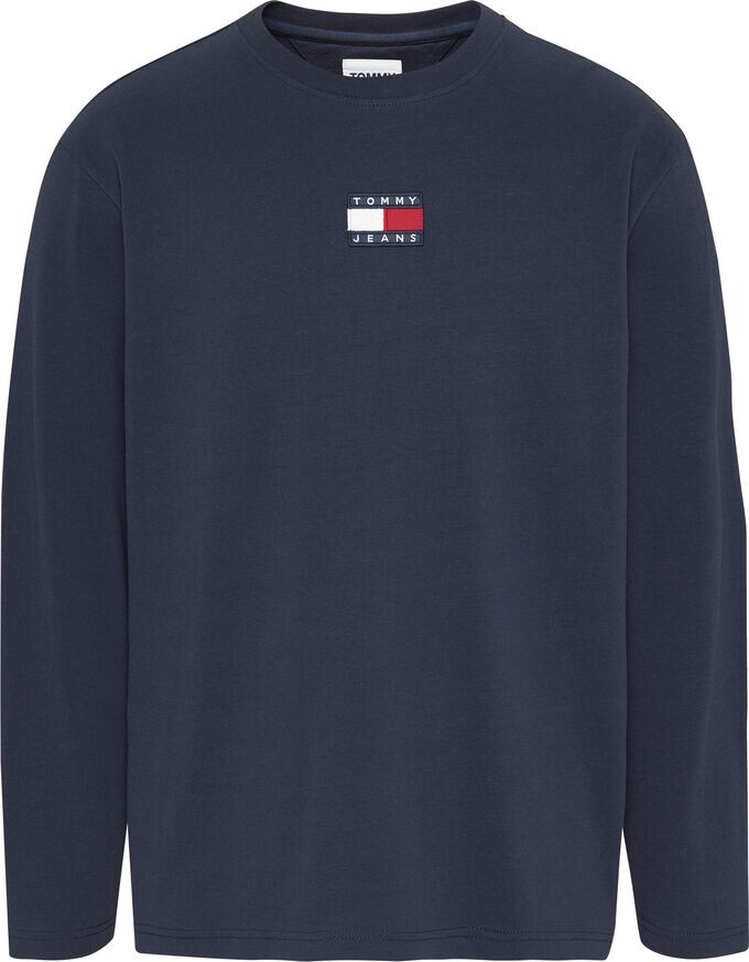 

Рубашка с длинными рукавами, значок Tommy Tommy Jeans, синий