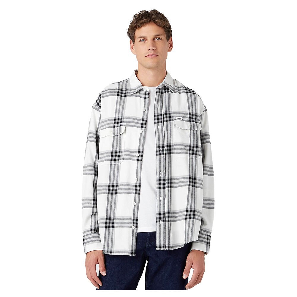 

Рубашка с длинным рукавом Wrangler Patch Pocket Oversized, белый