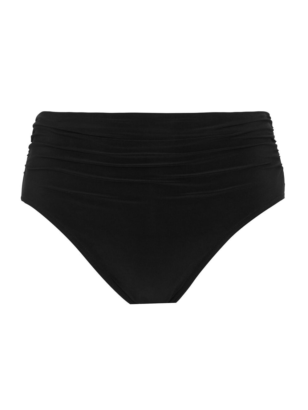 

Низ бикини с высокой талией и сборками Magicsuit Swim, Plus Size, черный