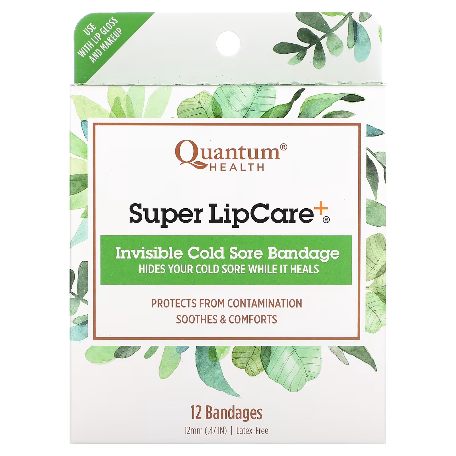 цена Повязка Quantum Health Super LipCare+ от герпеса, 12 бинтов