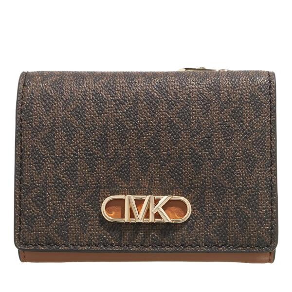 

Кошелек parker medium flap trifold brown brown Michael Michael Kors, коричневый