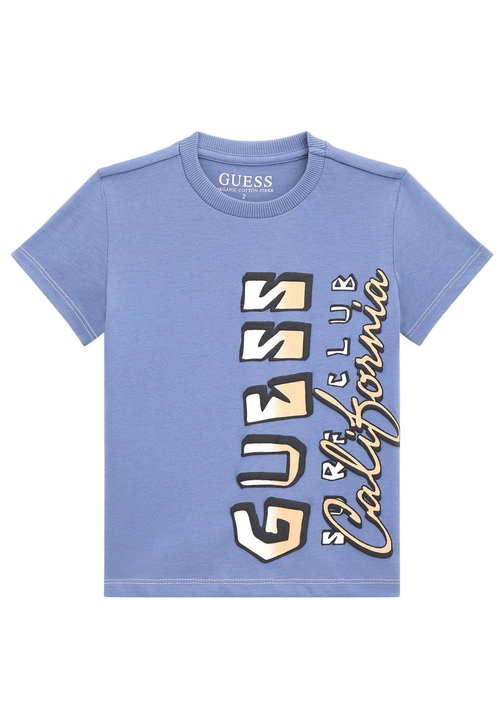 

Футболка с принтом LOGO FRONTAL Guess, цвет bleu ciel