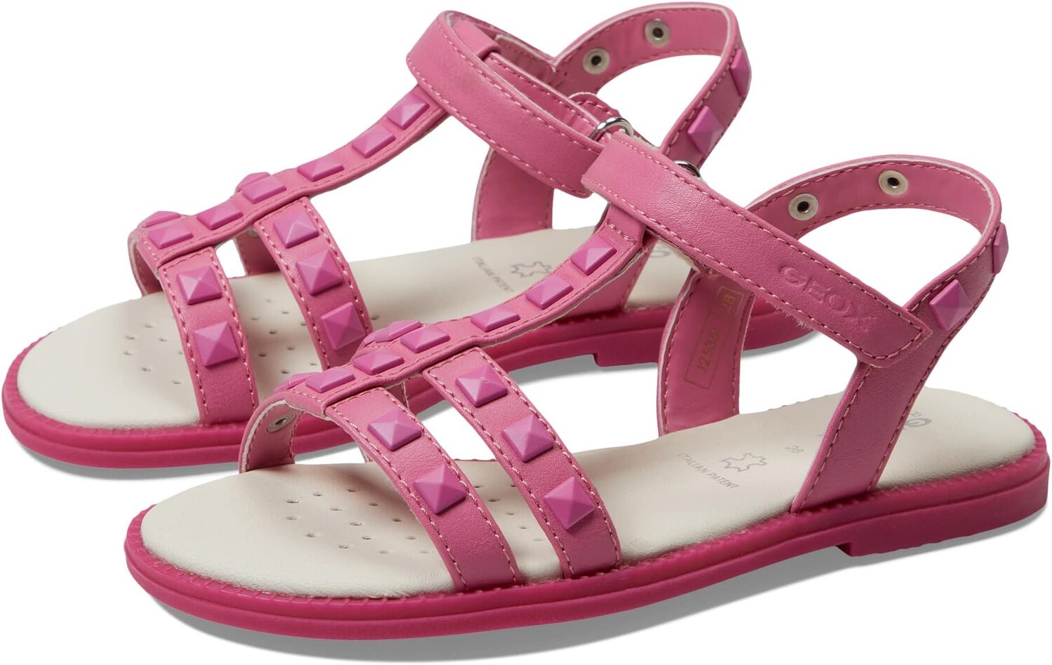 

Сандалии на плоской подошве Karly Sandal 66 Geox, темно-розовый