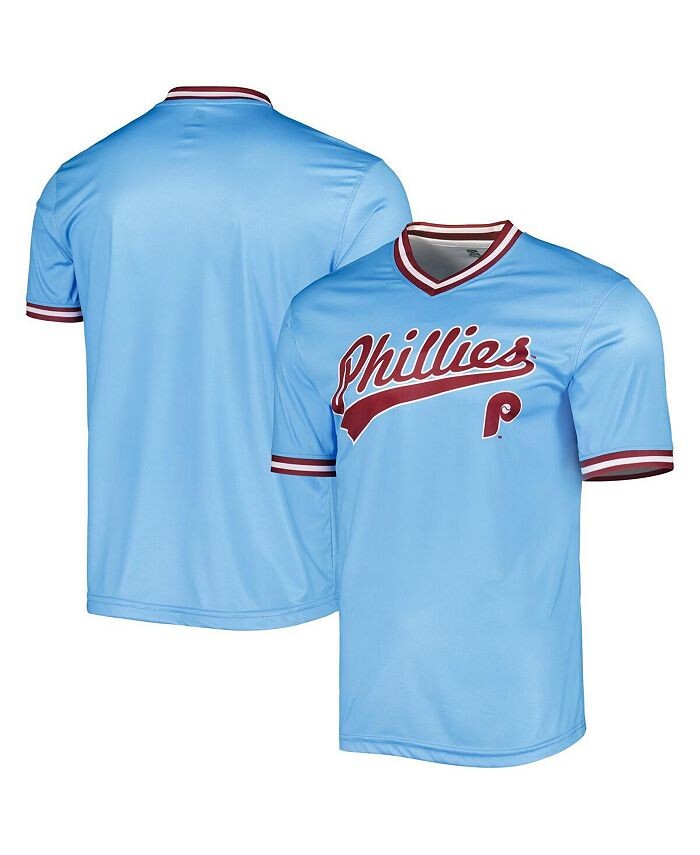 

Мужская голубая футболка команды Philadelphia Phillies Cooperstown Collection Team Stitches, синий