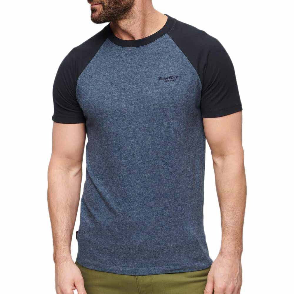 

Футболка Superdry Essential Logo Baseball Short , серый