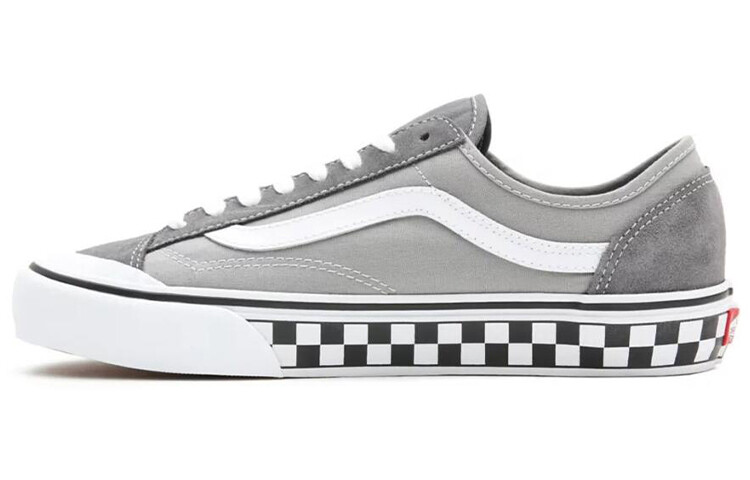 

Туфли для скейтбординга унисекс Vans Style 36 серый/белый