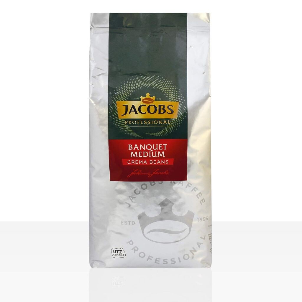 

Jacobs Professional Banquet Medium Cafe Cream - 8 х 1 кг кофейных зерен