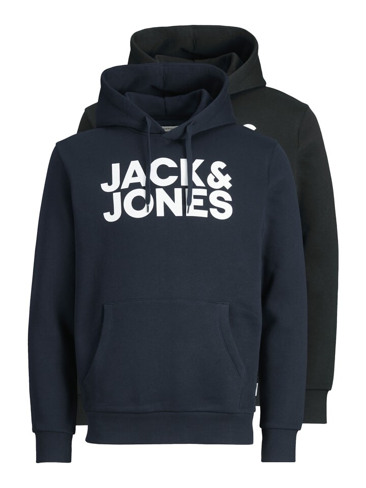 

Толстовка Jack & Jones 2er Pack, цвет multi-black-navy