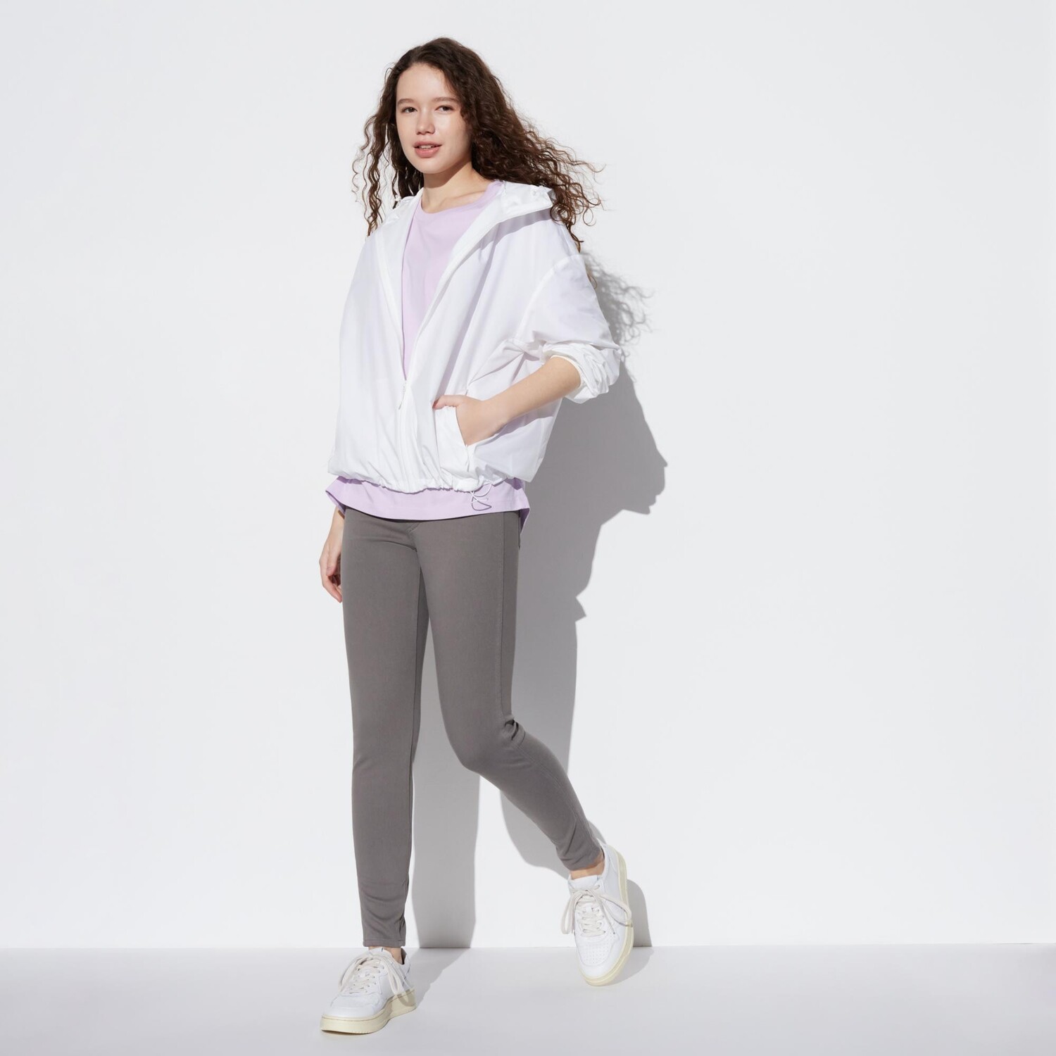 

Леггинсы UNIQLO ультрастрейч, серый