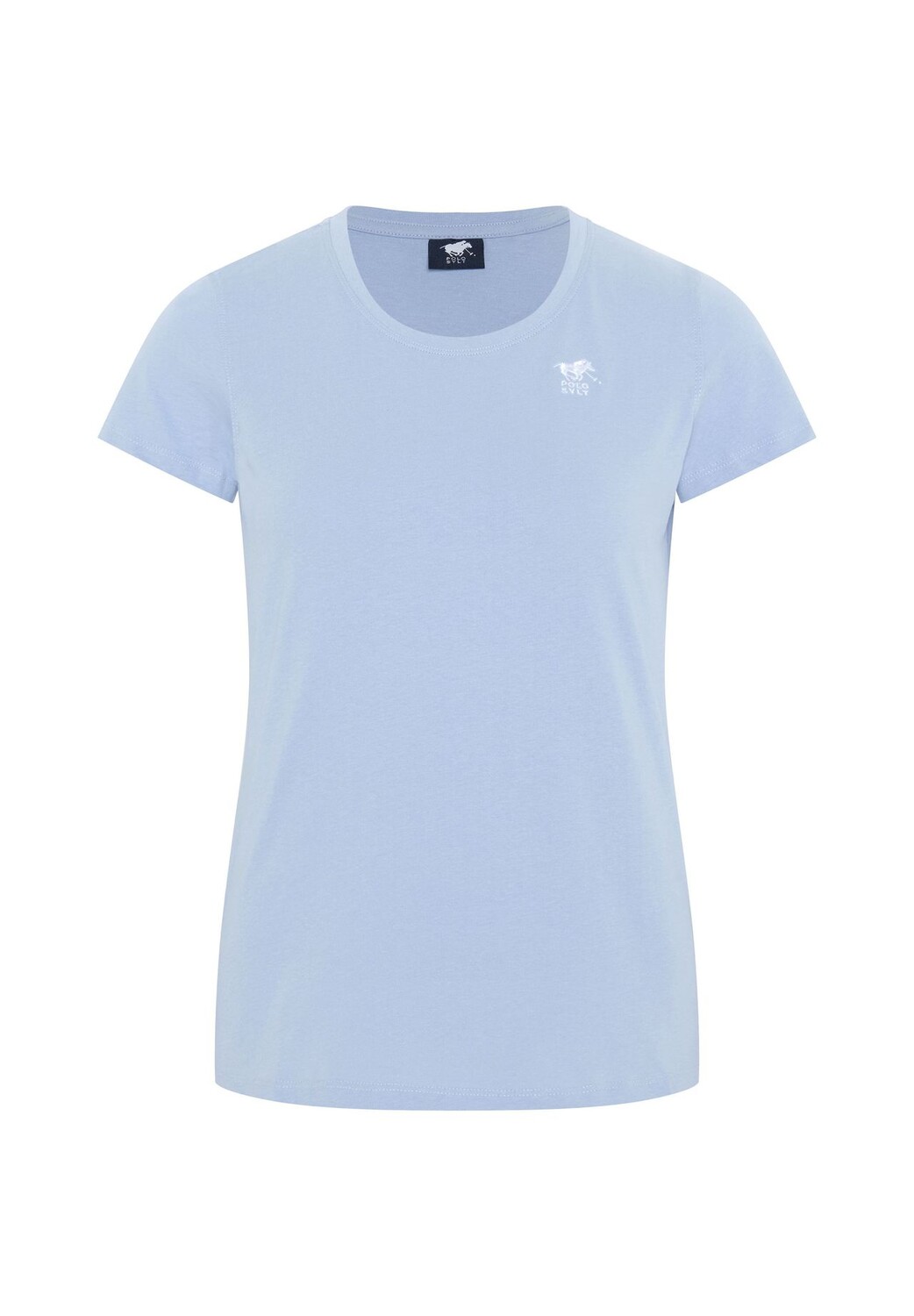 

Футболка с акцентом-лейблом POLO SYLT, цвет Brunnera Blue