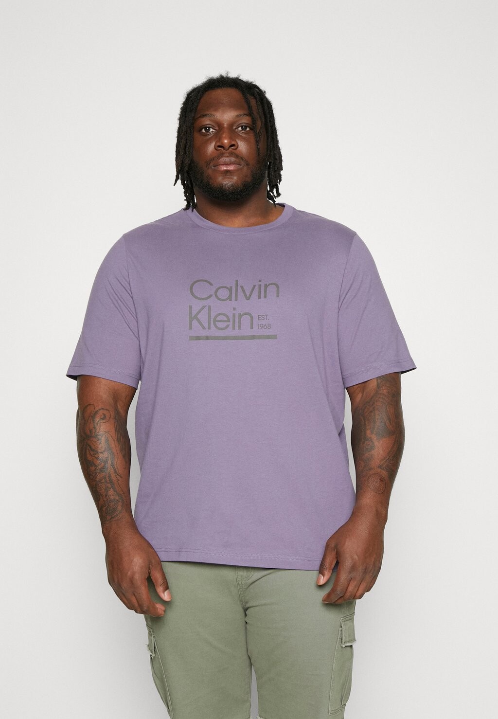 

Футболка с принтом Calvin Klein, сиреневый, Фиолетовый