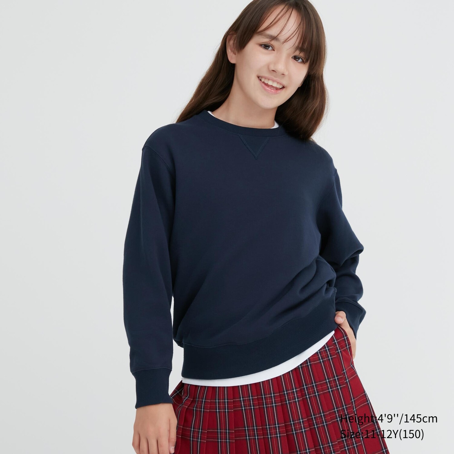 

Детская ультраэластичная мягкая толстовка Uniqlo, темно-синий