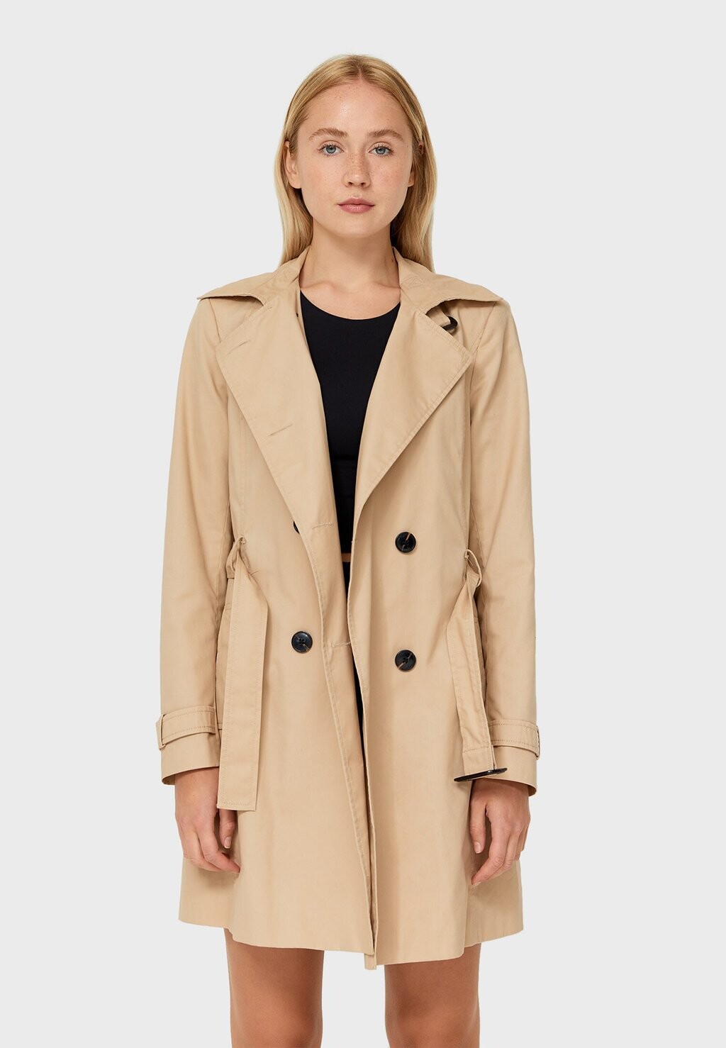 

Тренч Stradivarius, Коричневый