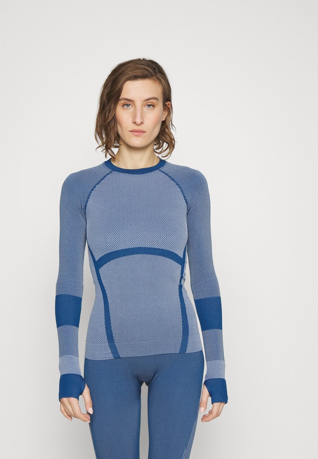 

Рубашка с длинным рукавом Sweaty Betty, темно-синий
