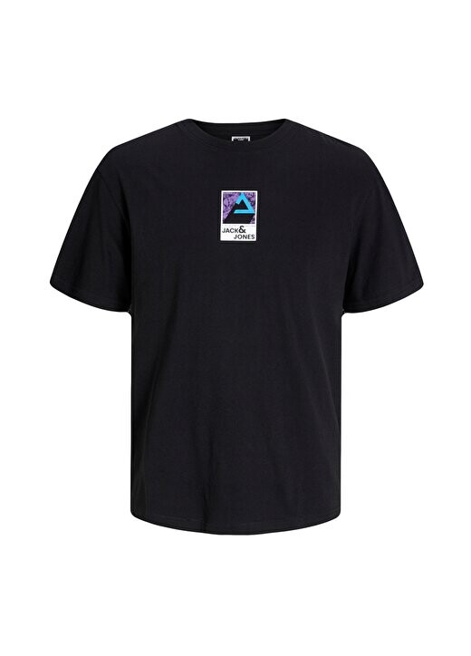 

Черная мужская футболка с круглым воротником JCOJJ COLORFUL TEE SS CREW NECK LN Jack & Jones, черный