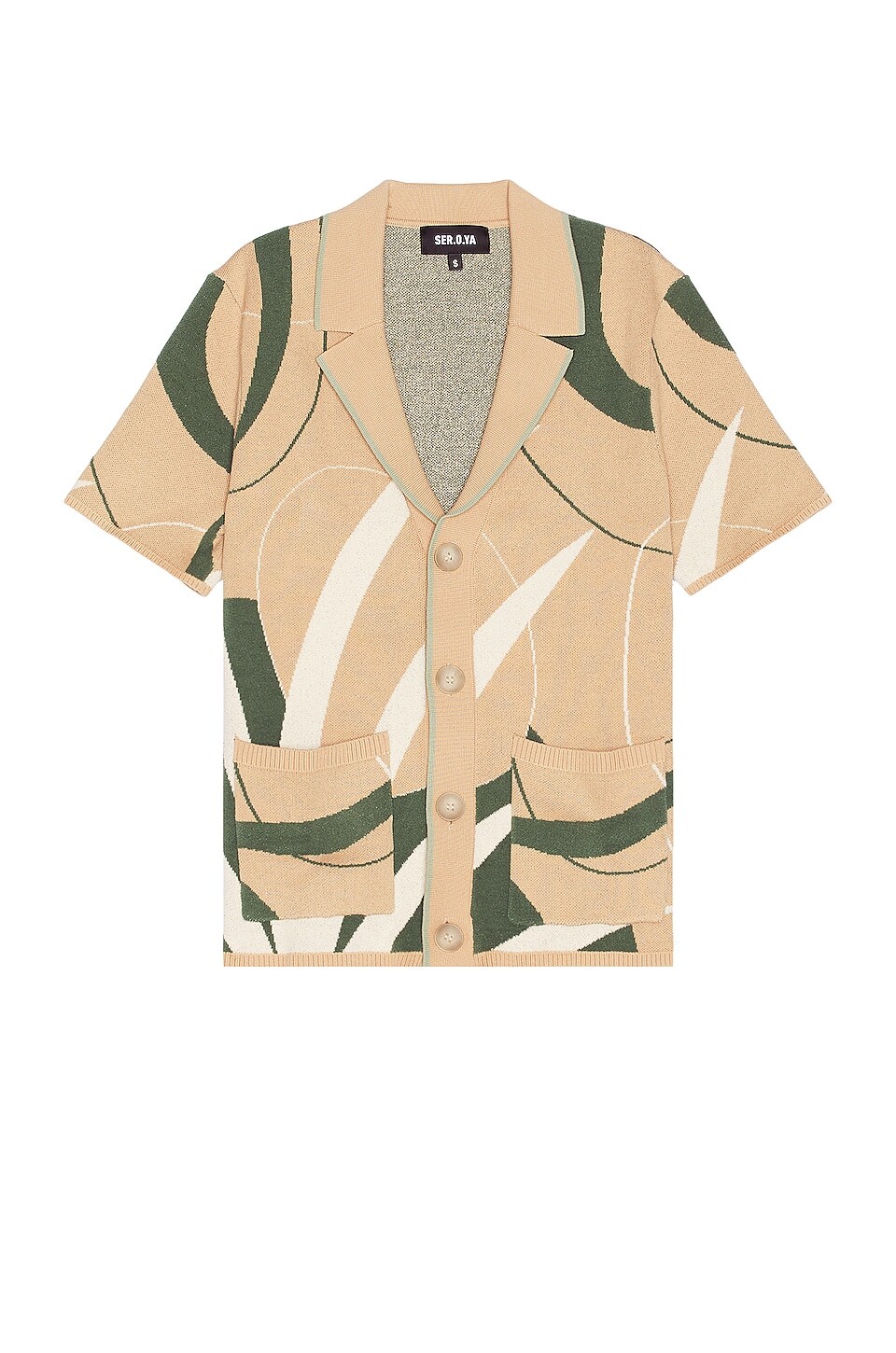 

Рубашка SER.O.YA Lei, цвет Beige Art