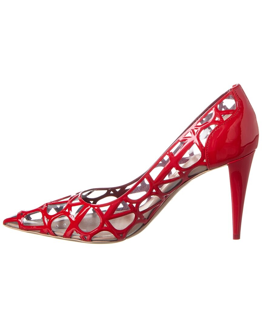 

Туфли Valentino VLogo 90 из винила и лака, красный