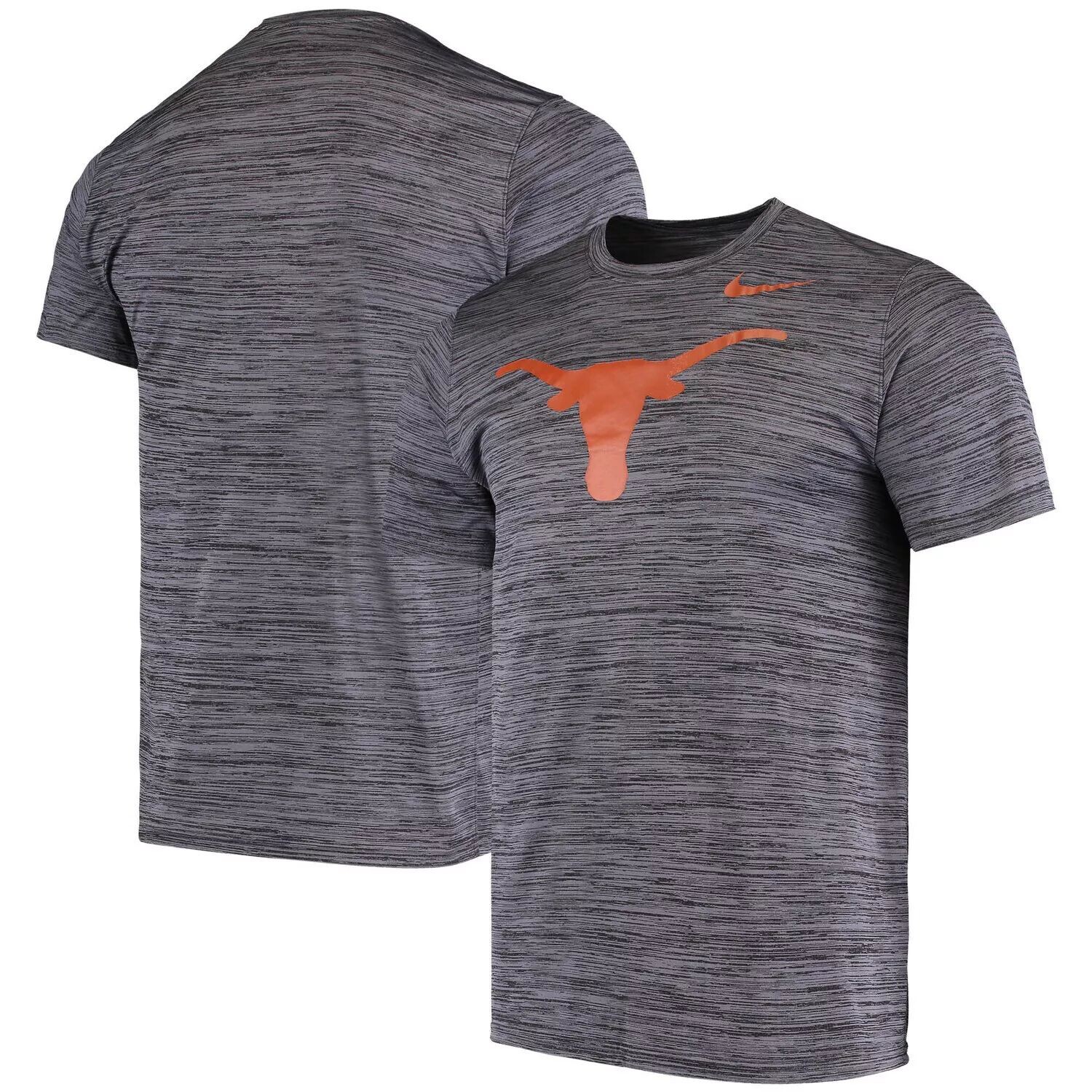 

Мужская черная футболка с логотипом Texas Longhorns Velocity Legend Performance Nike
