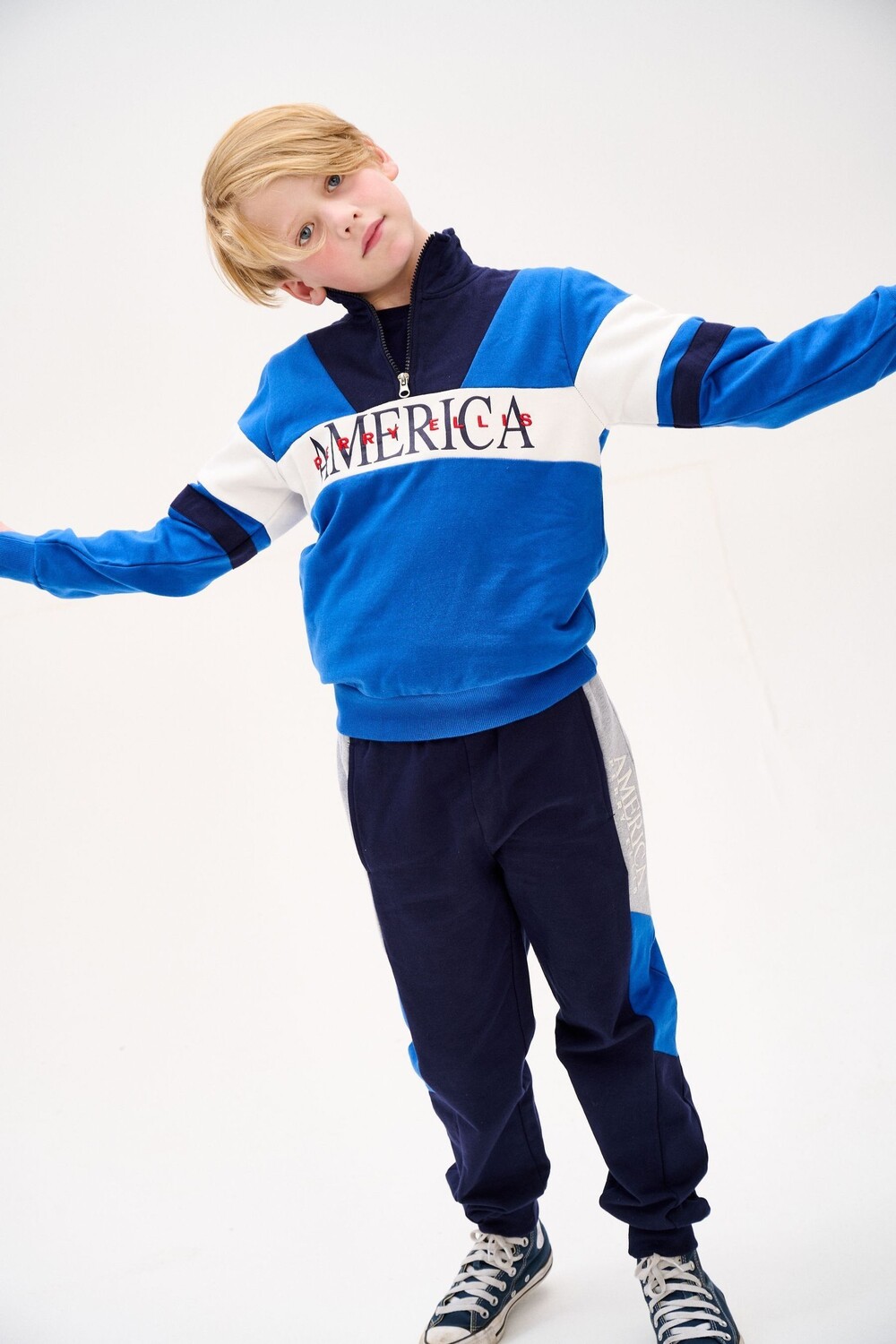 

Толстовка Perry Ellis America, синий