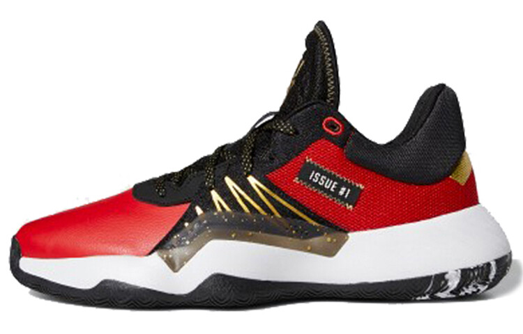 

Adidas DON Issue 1 Gca Мужские баскетбольные кроссовки Core Черный/Алый/Золотой Металлик