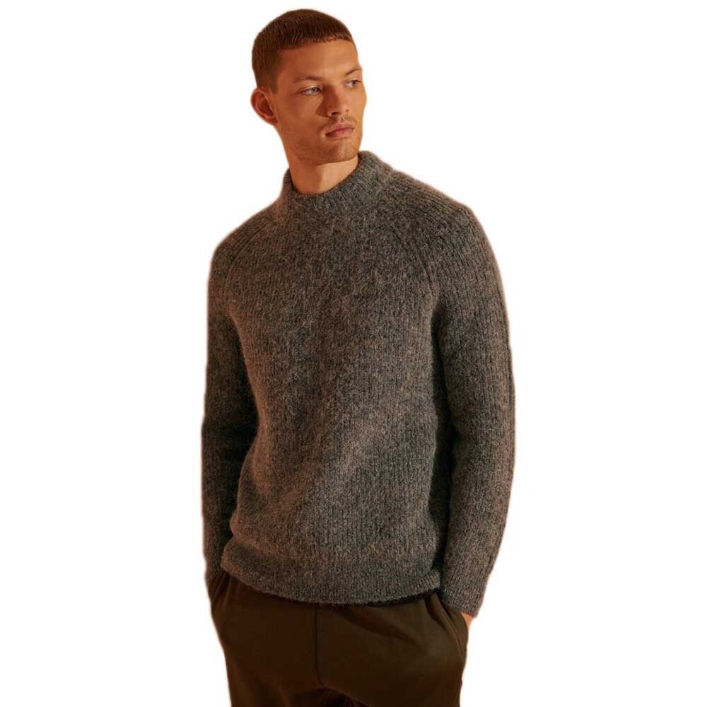 

Свитер Superdry Alpaca Blend, серый