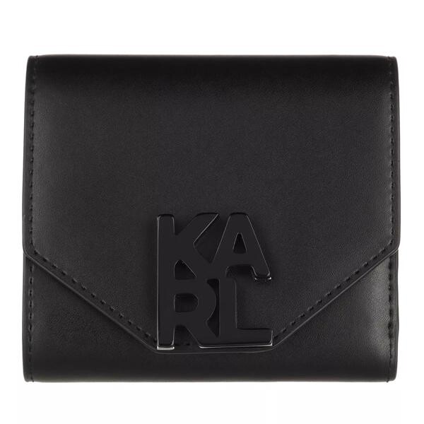 

Кошелек k/karl logo small flap wallet a999 Karl Lagerfeld, черный