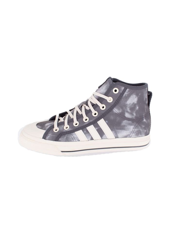 

Кроссовки на шнуровке adidas, серый