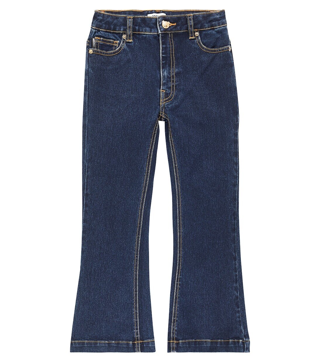

Расклешенные джинсы Moschino Kids, синий