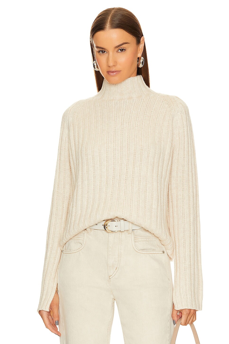 

Свитер Song of Style Vianne Rib Mock Neck, цвет Oat