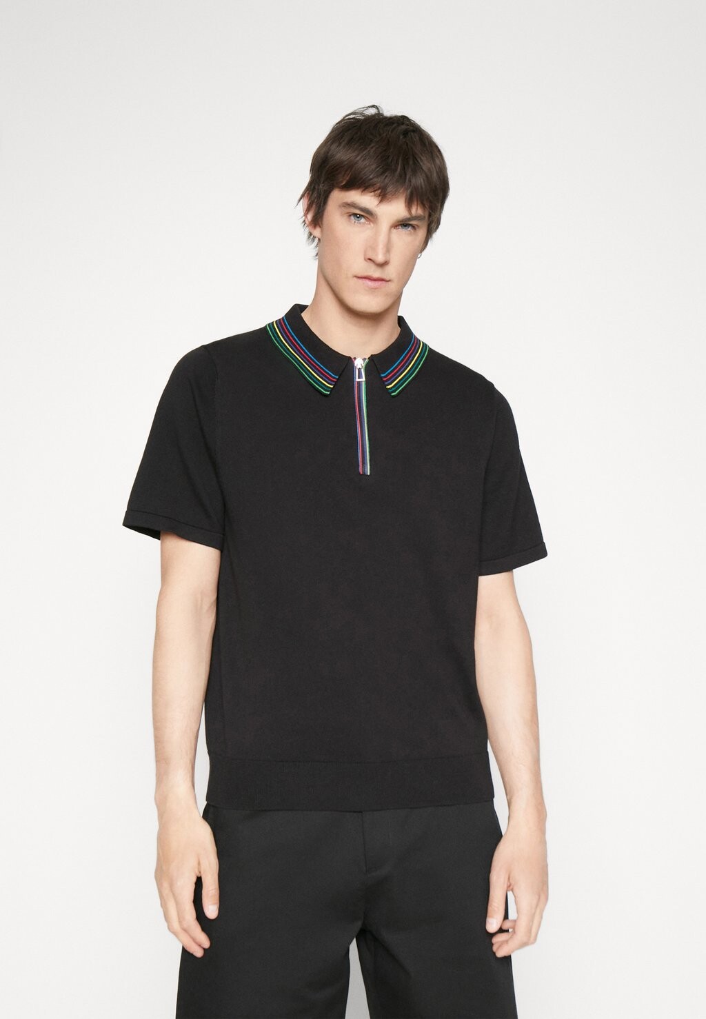

Поло PS Paul Smith, черный