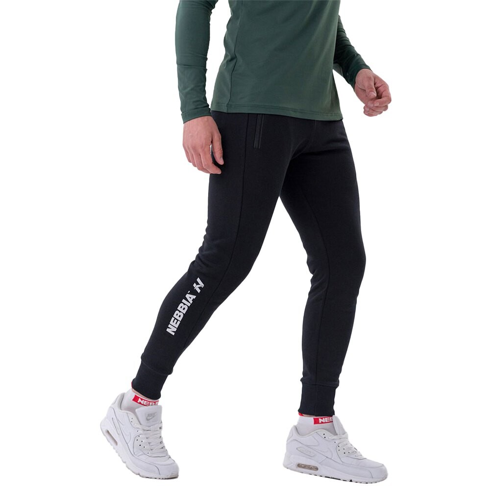 

Брюки Nebbia Slim With Zip Pockets Re-Gain 320 Tracksuit, черный