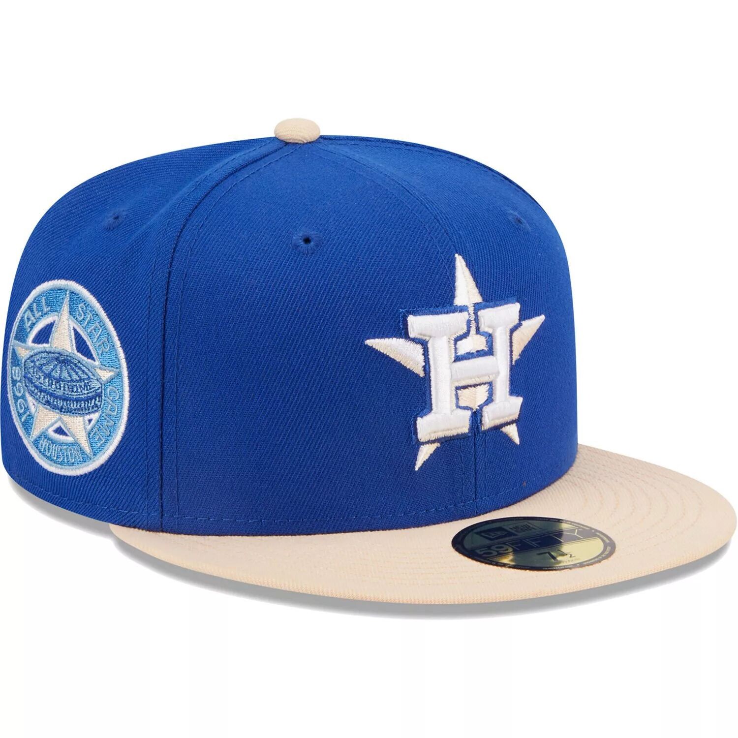 

Мужская приталенная шляпа New Era Royal Houston Astros 59FIFTY