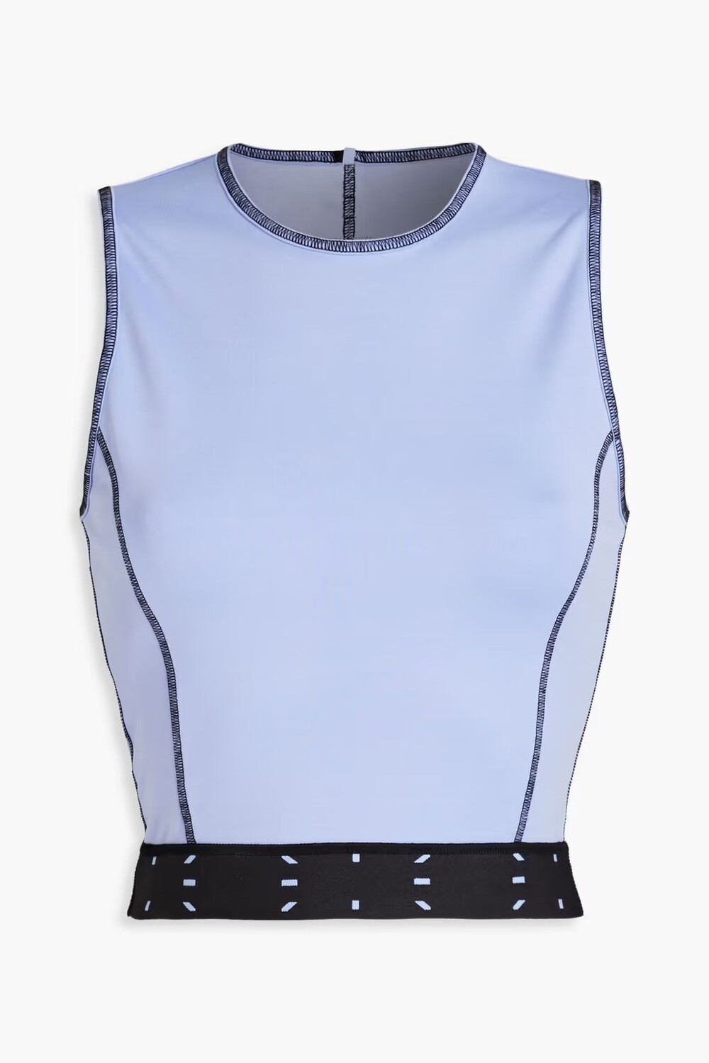 

Укороченный топ из хлопкового джерси Mcq Alexander Mcqueen, лаванда